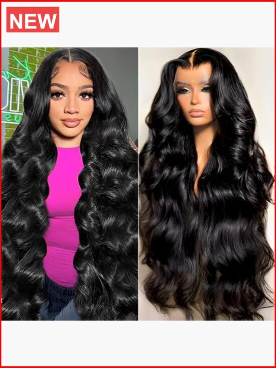 200% Density Body Wave Human Hair Lace Front Wig - Pre-Plucked Glueless main image 6